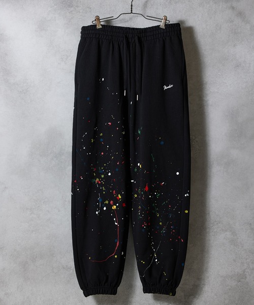 NUMBER (N)INE（ナンバーナイン）の「HAND PAINTED FIRM COTTON EASY SWEATPANTS / ハンドペイント ファーム コットン イージー スウェットパンツ（スウェットパンツ・メンズ・グレー系その他3/グレー/グレー系その他2/ブラック系その他2/ブラック・XL/L/M）」の6枚目の写真