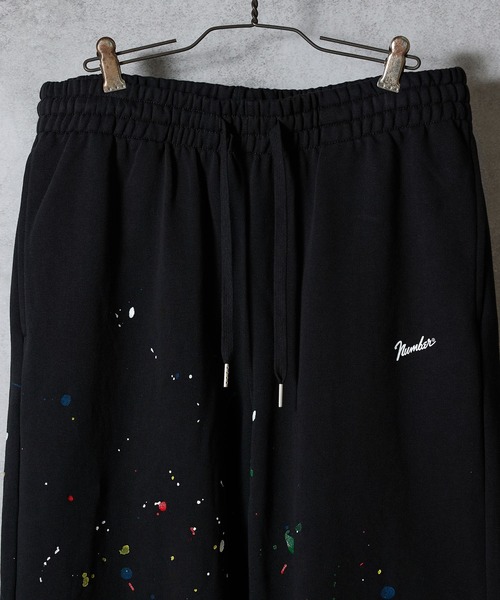 NUMBER (N)INE（ナンバーナイン）の「HAND PAINTED FIRM COTTON EASY SWEATPANTS / ハンドペイント ファーム コットン イージー スウェットパンツ（スウェットパンツ・メンズ・グレー系その他3/グレー/グレー系その他2/ブラック系その他2/ブラック・XL/L/M）」の7枚目の写真