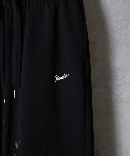 NUMBER (N)INE（ナンバーナイン）の「HAND PAINTED FIRM COTTON EASY SWEATPANTS / ハンドペイント ファーム コットン イージー スウェットパンツ（スウェットパンツ・メンズ・グレー系その他3/グレー/グレー系その他2/ブラック系その他2/ブラック・XL/L/M）」の9枚目の写真