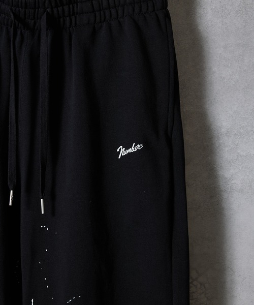 NUMBER (N)INE（ナンバーナイン）の「HAND PAINTED FIRM COTTON EASY SWEATPANTS / ハンドペイント ファーム コットン イージー スウェットパンツ（スウェットパンツ・メンズ・グレー系その他3/グレー/グレー系その他2/ブラック系その他2/ブラック・XL/L/M）」の16枚目の写真