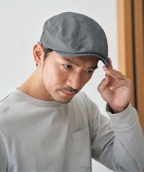 ikka（イッカ）の「ウォッシュコットンハンチング（ハンチング/ベレー帽・メンズ・グレー/ブラック/ベージュ・FREE）」の6枚目の写真