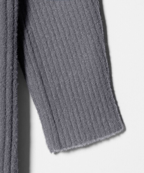 A DAY IN THE LIFE UNITED ARROWS(アデイインザライフユナイテッドアローズ)の「フェザー リブ ドルマン ボートネックワンピース <A DAY IN THE LIFE>(ワンピース・レディース・ベージュ/ダークグレー/オフホワイト・FREE)」の11枚目の写真