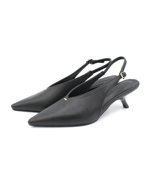 SESTO(セスト)の「カーブヒールひとさじゴールドバックストラップパンプス(パンプス・レディース・ブラウン/ブラック/グレイッシュベージュ/シルバー・23.0cm/23.5cm/24.0cm/24.5cm/25.0cm/22.5cm)」の7枚目の写真