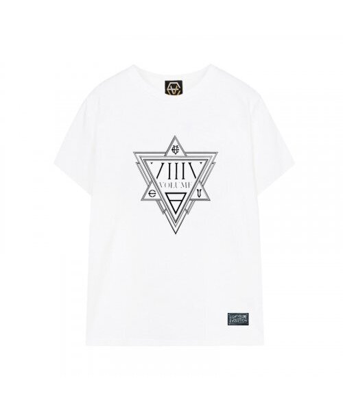 EIGHTVOLUME(エイトボリューム)の「EVスターロゴホワイトTシャツ(Tシャツ/カットソー・メンズ・その他・LARGE/MEDIUM)」の2枚目の写真