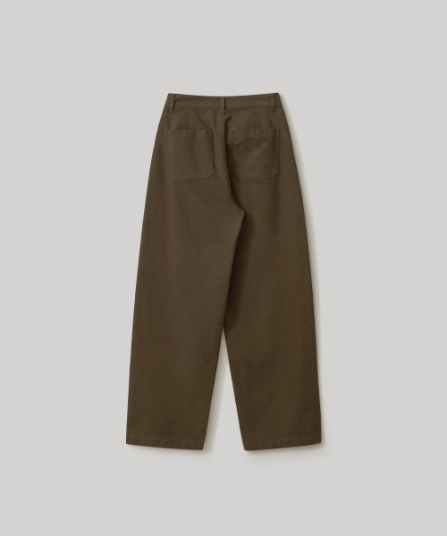 ANOTHER OFFICE WOMEN(アナザー オフィス ウーマン)の「w. Heavy Twill Curved Pants (Brown)(その他パンツ・レディース・その他・36/34)」の3枚目の写真