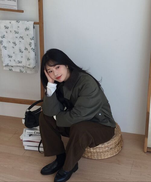 ANOTHER OFFICE WOMEN(アナザー オフィス ウーマン)の「w. Heavy Twill Curved Pants (Brown)(その他パンツ・レディース・その他・36/34)」の5枚目の写真