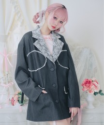 Fiorforte（フィオルフォルテ）の「corset lace jacket（テーラードジャケット）」