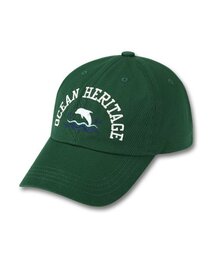 DOLPHIN WAVE APPAREL（ドルフィンウェーブアパレル）の「オーシャンヘリテージドルフィンボールキャップディープグリーン（キャップ）」