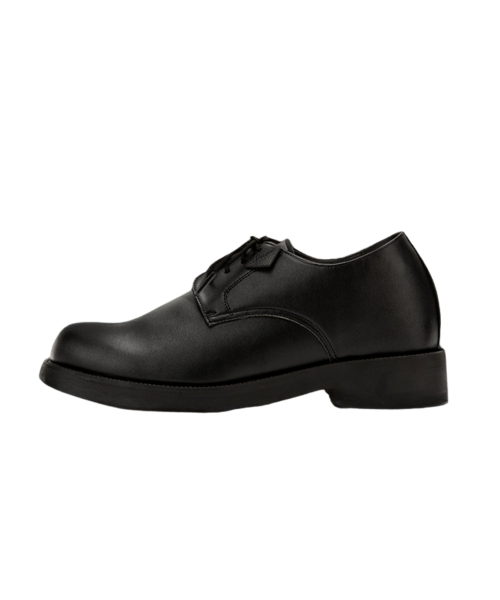 DIFFERSHOE（ディファーシュー）の「702 シャープ ダービーシューズ 7CM マットブラック [マット]（ドレスシューズ・メンズ・ブラック・25cm/26cm/27cm/28cm）」の6枚目の写真