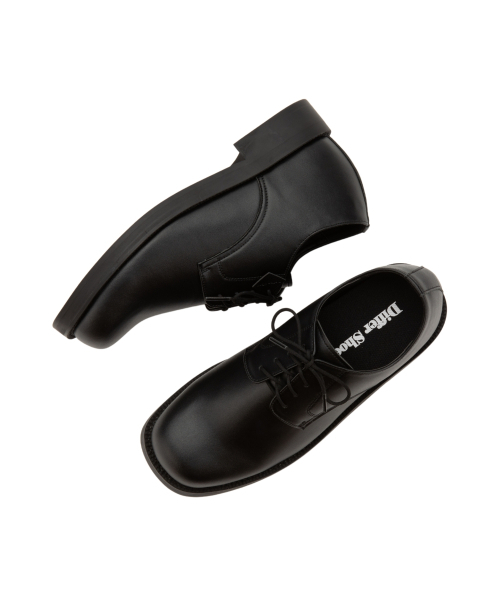 DIFFERSHOE（ディファーシュー）の「702 シャープ ダービーシューズ 7CM マットブラック [マット]（ドレスシューズ・メンズ・ブラック・25cm/26cm/27cm/28cm）」の2枚目の写真