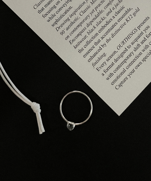 OURTHINGS（アワーシングス）の「Water Trace Ring Mountain（リング・レディース・その他・#10/#12/#14）」の3枚目の写真