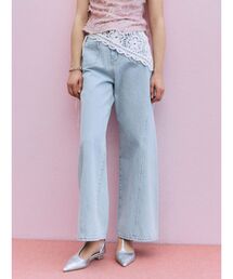 LAGUNAMOON | パッチポケットセミワイドデニムパンツ(デニムパンツ)