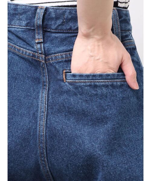 LAGUNAMOON(ラグナムーン)の「パッチポケットセミワイドデニムパンツ(デニムパンツ・レディース・ブラック/ライトブルー/ブルー・SMALL/MEDIUM)」の22枚目の写真