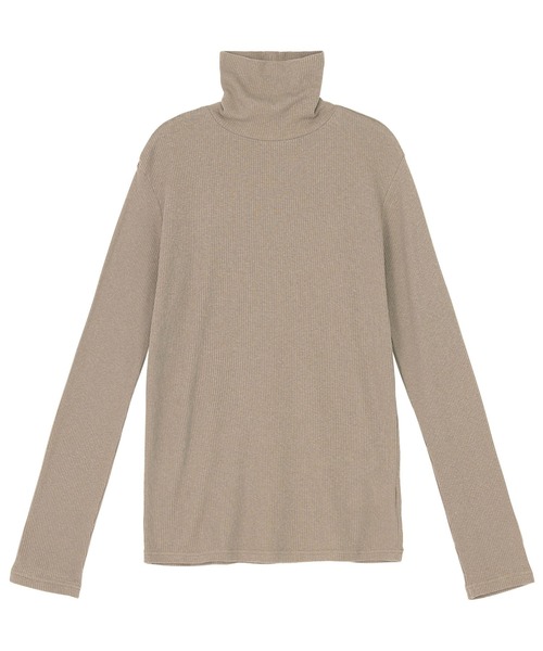 Plantation(プランテーション)の「リサイクルテレコ / カットソー / (O)(Tシャツ/カットソー・レディース・ブラック/オフホワイト/ライトブラウン・M size)」の3枚目の写真
