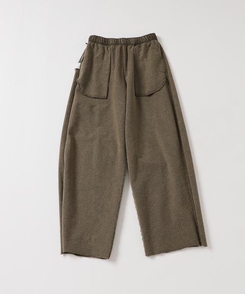 plage(プラージュ)の「JOHNBULL / ジョンブル 別注 SWEAT WIDE パンツ(スウェットパンツ・レディース・カーキ/アイボリー・38/36)」の19枚目の写真