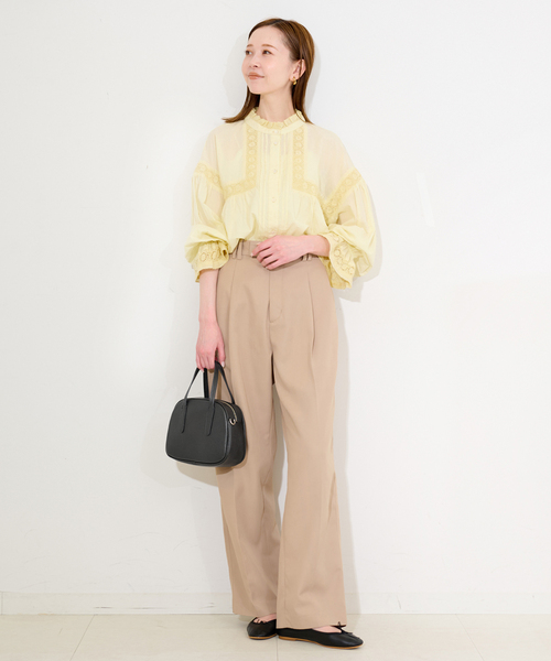 MARCO BIANCHINI(マルコビアンチーニ)の「MARCO BIANCHINI SLOBE別注 ラウンドボストンバッグ ECHO OF PETALS 25107(ボストンバッグ・レディース・キャメル/ブラック・FREE)」の17枚目の写真