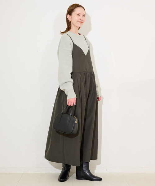 MARCO BIANCHINI(マルコビアンチーニ)の「MARCO BIANCHINI SLOBE別注 ラウンドボストンバッグ ECHO OF PETALS 25107(ボストンバッグ・レディース・キャメル/ブラック・FREE)」の18枚目の写真