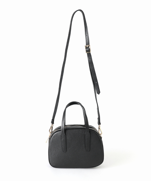 MARCO BIANCHINI(マルコビアンチーニ)の「MARCO BIANCHINI SLOBE別注 ラウンドボストンバッグ ECHO OF PETALS 25107(ボストンバッグ・レディース・キャメル/ブラック・FREE)」の5枚目の写真