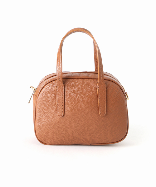 MARCO BIANCHINI(マルコビアンチーニ)の「MARCO BIANCHINI SLOBE別注 ラウンドボストンバッグ ECHO OF PETALS 25107(ボストンバッグ・レディース・キャメル/ブラック・FREE)」の9枚目の写真