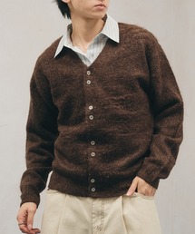 Adoon plain（アドーンプレーン）の「Multi-Button Shaggy Knit Cardigan / マルチボタンシャギーニットカーディガン（カーディガン/ボレロ）」