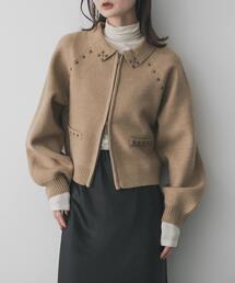 SENSE OF PLACE by URBAN RESEARCH | 『洗濯可』スタッズデザインカーディガン(カーディガン/ボレロ)