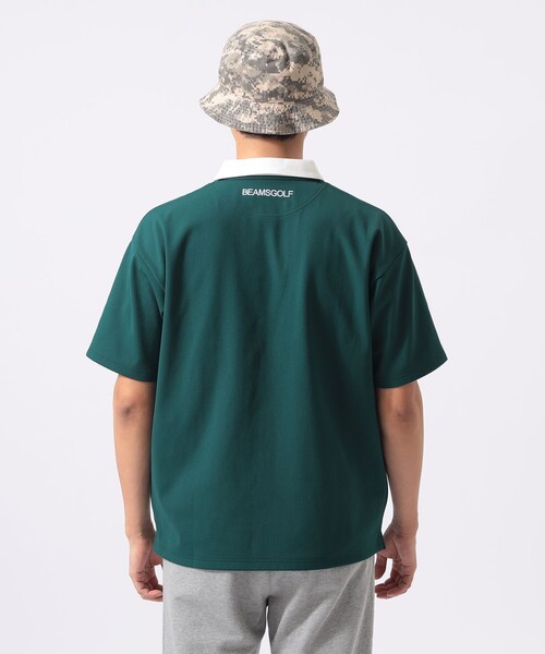 BEAMS GOLF(ビームスゴルフ)の「ORANGE LABEL / ハイストレッチ クレリックポロシャツ(UVカット・吸水速乾)(ポロシャツ・メンズ・グリーン/ブラック/グレー・M/L/XL)」の10枚目の写真