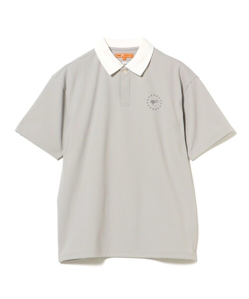 BEAMS GOLF(ビームスゴルフ)の「ORANGE LABEL / ハイストレッチ クレリックポロシャツ(UVカット・吸水速乾)(ポロシャツ・メンズ・グリーン/ブラック/グレー・M/L/XL)」の12枚目の写真