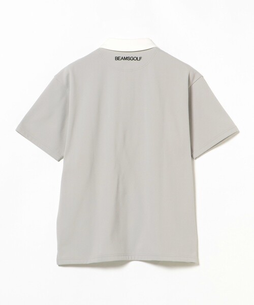 BEAMS GOLF(ビームスゴルフ)の「ORANGE LABEL / ハイストレッチ クレリックポロシャツ(UVカット・吸水速乾)(ポロシャツ・メンズ・グリーン/ブラック/グレー・M/L/XL)」の13枚目の写真