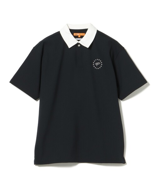 BEAMS GOLF(ビームスゴルフ)の「ORANGE LABEL / ハイストレッチ クレリックポロシャツ(UVカット・吸水速乾)(ポロシャツ・メンズ・グリーン/ブラック/グレー・M/L/XL)」の15枚目の写真