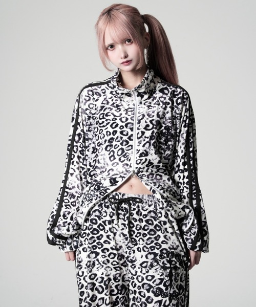 REFLEM クロス刺繍ベロアジャージ 上下セット REFLEM（レフレム） ジャージ 「REFLEM/レフレム」クロス刺繍ベロア