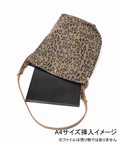Spick & Span(スピックアンドスパン)の「Leminor/ルミノア 別注TOILE MARCHE(レオパード)(トートバッグ・レディース・ブラウン系その他・FREE)」の7枚目の写真