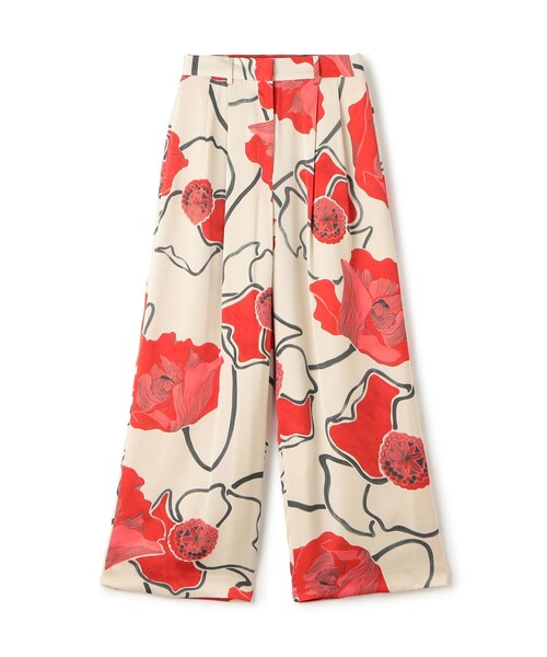 BALLSEY（ボールジィ）の「ポピープリント 2タックワイドパンツ（その他パンツ・レディース・イエロー系その他/レッド系その他・36/34）」の2枚目の写真