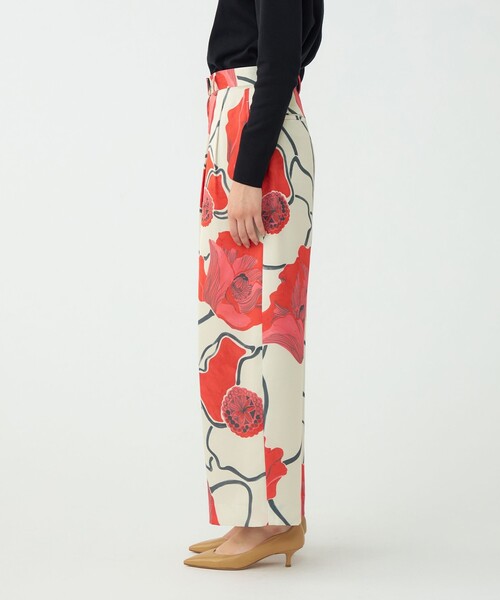 BALLSEY（ボールジィ）の「ポピープリント 2タックワイドパンツ（その他パンツ・レディース・イエロー系その他/レッド系その他・36/34）」の6枚目の写真