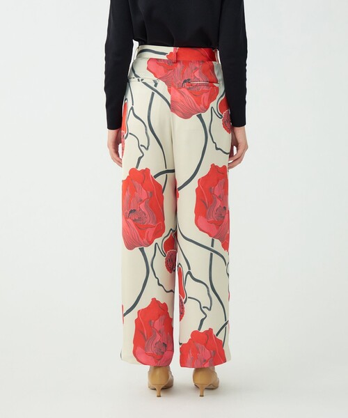 BALLSEY（ボールジィ）の「ポピープリント 2タックワイドパンツ（その他パンツ・レディース・イエロー系その他/レッド系その他・36/34）」の7枚目の写真