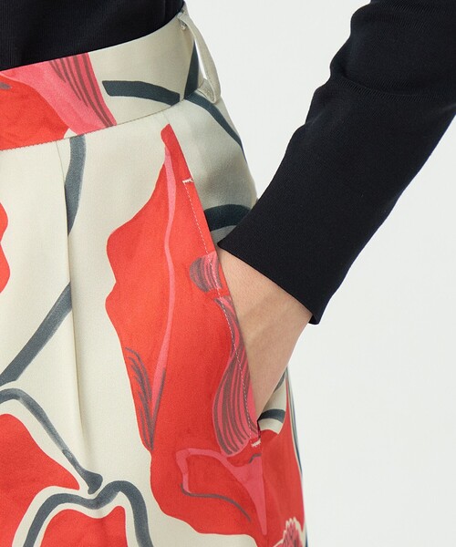 BALLSEY（ボールジィ）の「ポピープリント 2タックワイドパンツ（その他パンツ・レディース・イエロー系その他/レッド系その他・36/34）」の10枚目の写真