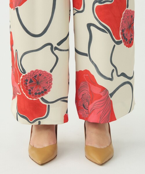 BALLSEY（ボールジィ）の「ポピープリント 2タックワイドパンツ（その他パンツ・レディース・イエロー系その他/レッド系その他・36/34）」の11枚目の写真