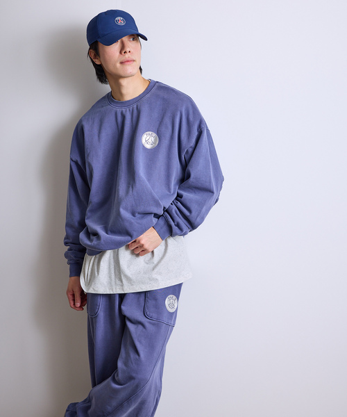 PARIS SAINT-GERMAIN(パリサンジェルマン)の「【Paris Saint-Germain / パリ・サン=ジェルマン】 JP Pigment P/O(スウェット・メンズ・ブルー系その他/ブラック/ベージュ・X-LARGE/LARGE/MEDIUM/SMALL)」の7枚目の写真