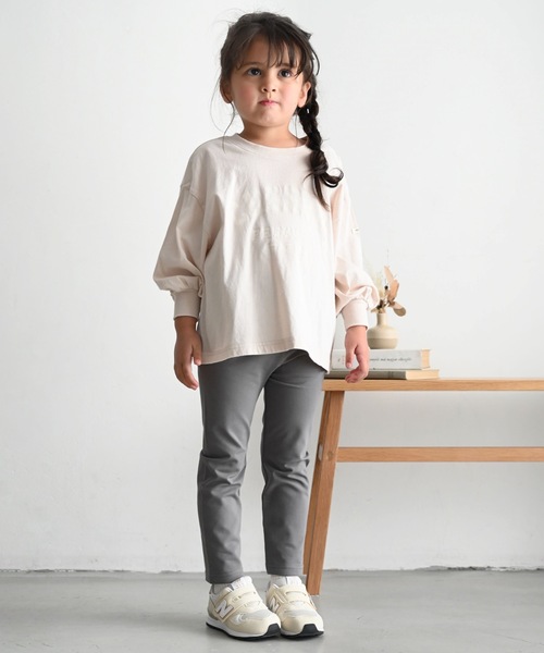 PUPPAPUPO（プッパプーポ）の「レギンス パンツ（レギンス/スパッツ・キッズ・チャコールグレー/グレー系その他/チャコール/ベージュ/ライトグレー/ベージュ系その他・70/110/100/80/90）」の4枚目の写真