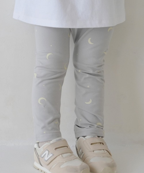 PUPPAPUPO（プッパプーポ）の「レギンス パンツ（レギンス/スパッツ・キッズ・チャコールグレー/グレー系その他/チャコール/ベージュ/ライトグレー/ベージュ系その他・70/110/100/80/90）」の2枚目の写真
