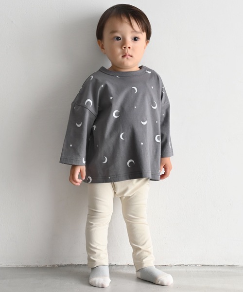 PUPPAPUPO（プッパプーポ）の「レギンス パンツ（レギンス/スパッツ・キッズ・チャコールグレー/グレー系その他/チャコール/ベージュ/ライトグレー/ベージュ系その他・70/110/100/80/90）」の21枚目の写真
