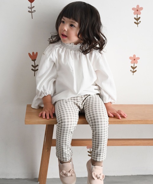 PUPPAPUPO（プッパプーポ）の「レギンス パンツ（レギンス/スパッツ・キッズ・チャコールグレー/グレー系その他/チャコール/ベージュ/ライトグレー/ベージュ系その他・70/110/100/80/90）」の7枚目の写真