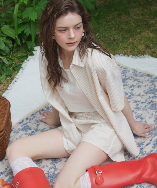 LOSSYROW(ロッシロー)の「Lace eyelet sleeveless shirt White(Tシャツ/カットソー・レディース・その他・FREE)」の4枚目の写真