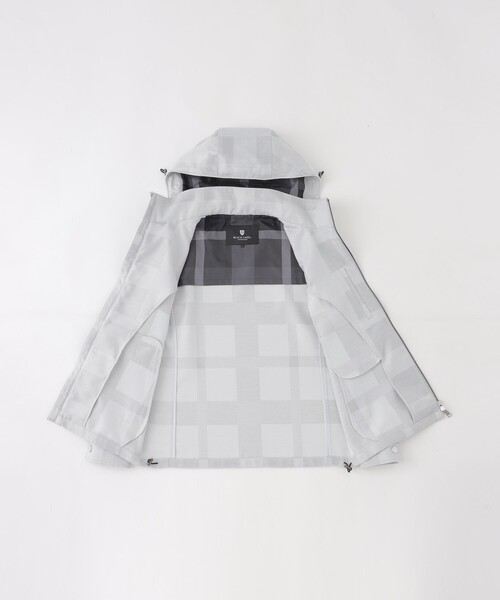 BLACK LABEL CRESTBRIDGE(ブラックレーベル・クレストブリッジ)の「シャドーチェックカルゼパーカー(ブルゾン・メンズ・チャコールグレー/ホワイト系その他・XL/L/M)」の10枚目の写真