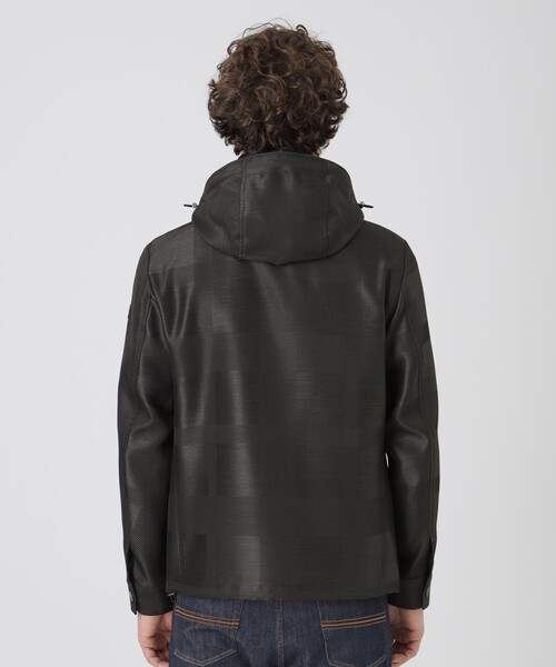 BLACK LABEL CRESTBRIDGE(ブラックレーベル・クレストブリッジ)の「シャドーチェックカルゼパーカー(ブルゾン・メンズ・チャコールグレー/ホワイト系その他・XL/L/M)」の15枚目の写真