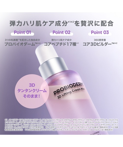 セット品]プロバイオダーム 3Dリフティングクリーム＆3Dリフティング