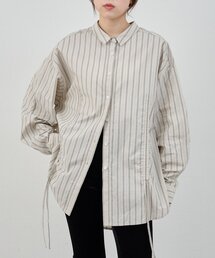 SHENERY | ストライプギャザーブラウス(シャツ/ブラウス)