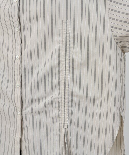 SHENERY（シーナリー）の「ストライプギャザーブラウス（シャツ/ブラウス・レディース・ベージュ/ブルー・FREE）」の16枚目の写真