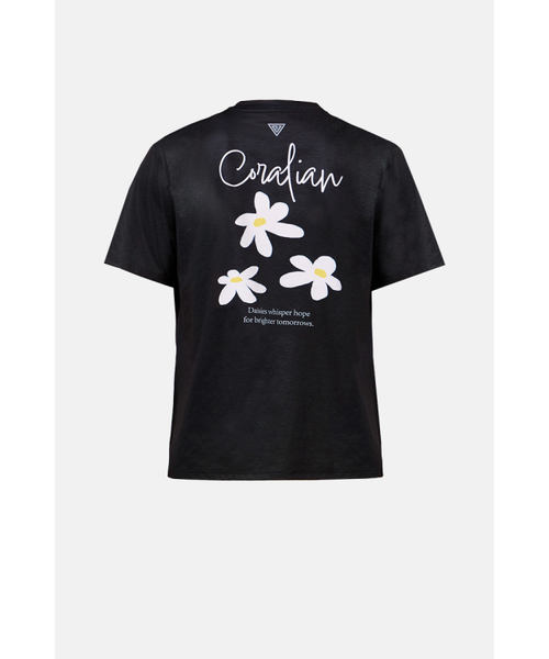 CORALIAN(コラリアン)の「デイリーソロナグラフィックラウンドTシャツレディースブラック(Tシャツ/カットソー・レディース・その他・XS/L/XL/XXL)」の3枚目の写真