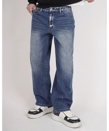 #Re:room | ビンテージペイントワイドデニムパンツ(デニムパンツ)