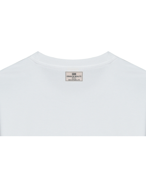 GRAIN DE BEAUTE（グランデボーテ）の「NEO T-SHIRT 02 [WHITE]（Tシャツ/カットソー・レディース・ホワイト・L/M/S/XL）」の4枚目の写真